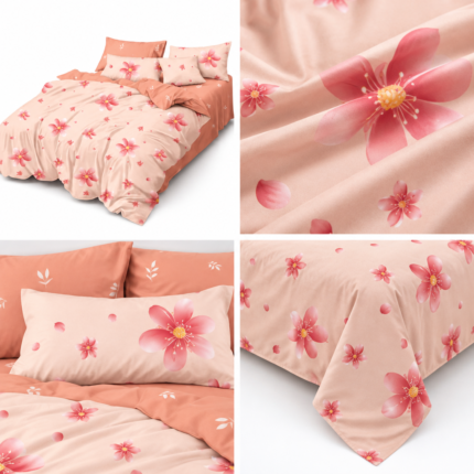 Lenjerie de pat din bumbac finet Super Elegant Pucioasa 820