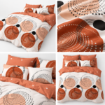 Lenjerie de pat din bumbac finet Super Elegant Pucioasa 823