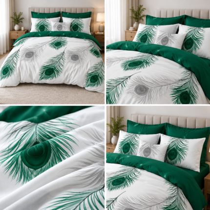 Lenjerie de pat din bumbac finet Super Elegant Pucioasa 826
