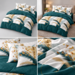 Lenjerie de pat din bumbac finet Super Elegant Pucioasa 827
