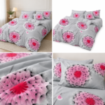 Lenjerie de pat din bumbac finet Super Elegant Pucioasa 829