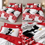 Lenjerie de pat din bumbac finet Super Elegant Pucioasa 832