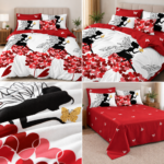 Lenjerie de pat din bumbac finet Super Elegant Pucioasa 832