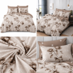 Lenjerie de pat din bumbac finet Super Elegant Pucioasa 836