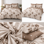 Lenjerie de pat din bumbac finet Super Elegant Pucioasa 836