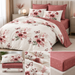 Lenjerie de pat din bumbac finet Super Elegant Pucioasa 838