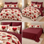 Lenjerie de pat din bumbac finet Super Elegant Pucioasa 839