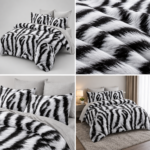 Lenjerie de pat din finet 6 piese cu ELASTIC LEP15