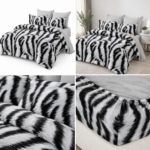 Lenjerie de pat din finet 6 piese cu ELASTIC LEP15