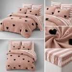 Lenjerie de pat din finet 6 piese cu ELASTIC LEP20