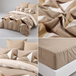 Lenjerie de pat din finet 6 piese cu ELASTIC LEP35