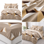 Lenjerie de pat din finet 6 piese cu ELASTIC LEP35