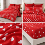 Lenjerie de pat din finet 6 piese cu ELASTIC LEP41
