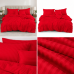 Lenjerie de pat hotel BUMBAC DAMASC cu elastic E35