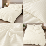 Lenjerie de pat hotel BUMBAC DAMASC cu elastic E36