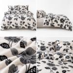 Lenjerie de pat pufoasa Cocolino cu elastic 4 piese LCE38