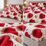 Lenjerie de pat pufoasa Cocolino cu elastic 4 piese LCE40