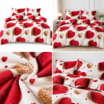 Lenjerie de pat pufoasa Cocolino cu elastic 4 piese LCE40