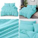 Lenjerie hoteliera Damasc pentru pat Single alb 1D32