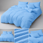 Lenjerie hoteliera Damasc pentru pat Single alb 1D36