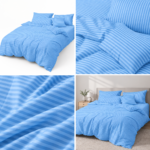 Lenjerie hoteliera Damasc pentru pat Single alb 1D36