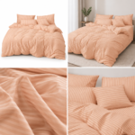 Lenjerie hoteliera Damasc pentru pat Single alb 1D41