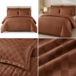 Lenjerie hoteliera din bumbac satinat cu elastic DRP10