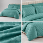Lenjerie hoteliera din bumbac satinat cu elastic DRP17