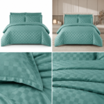 Lenjerie hoteliera din bumbac satinat cu elastic DRP17