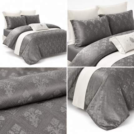 Lenjerie Jacquard Velvet lux 4 piese LJ16