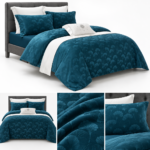 Lenjerie Jacquard Velvet lux 4 piese LJ17