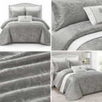 Lenjerie Jacquard Velvet lux 4 piese LJ22