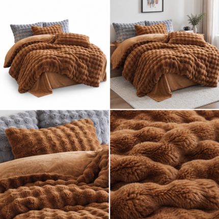 Lenjerie pufoasa Cocolino fluffy 4 piese LCE02