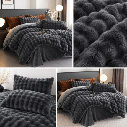 Lenjerie pufoasa Cocolino fluffy 4 piese LCE04