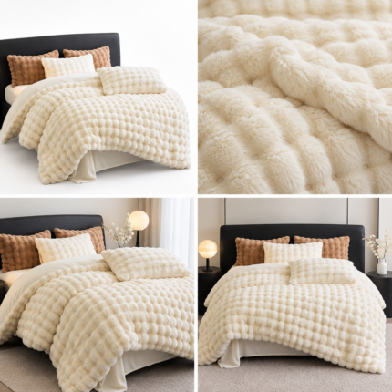 Lenjerie pufoasa Cocolino fluffy 4 piese LCE07
