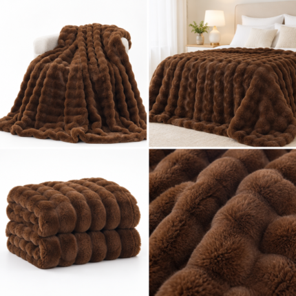 Patura pufoasa cocolino 200 cm x 230 cm PBE17