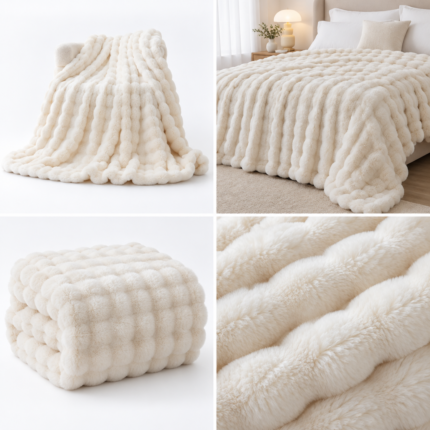 Patura pufoasa cocolino 200 cm x 230 cm PBE19