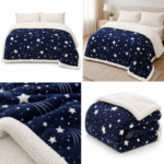Patura pufoasa cu blanita cocolino 200 cm x 230 cm  PBE06